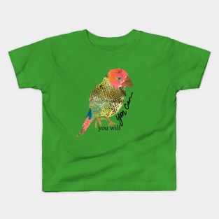 Beautifully Colored Gouldian Finch Kids T-Shirt